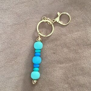 Handmade gold keychain